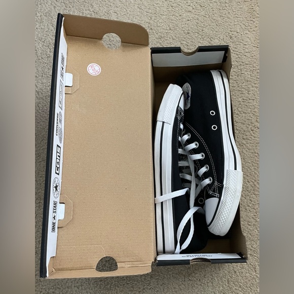 Chuck Taylor All Star Canvas Black Uni-Sex High Top Shoe Converse Women’s 11 - Picture 8 of 8